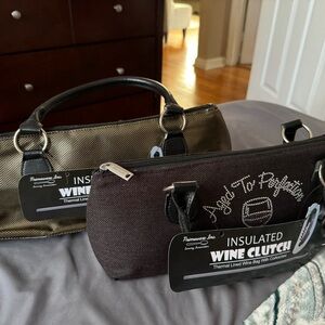 2 insulated wine bags